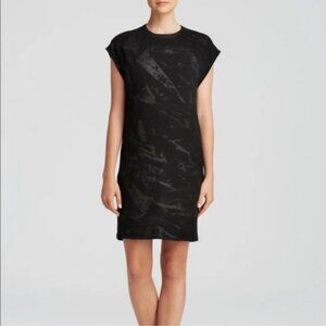 Helmut Lang Tera Print Midi dress in black! Great Condition!
